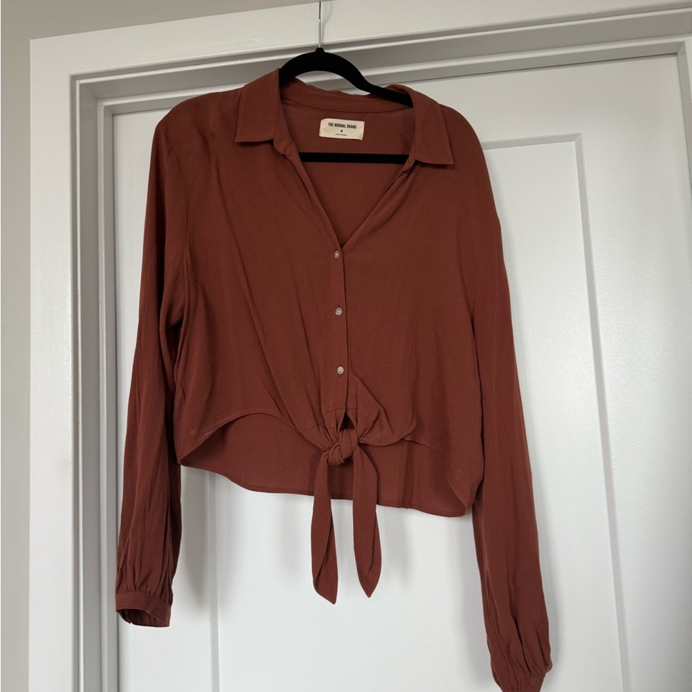 The Normal Brand Rust Button Down Shirt